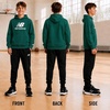 image:imageNew Balance Boys Hoodie  Cozy Soft Fleece Pullover Sweatshirts with Pocket  Athletic Performance Hoodies for Boys 820Green