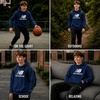 image:imageNew Balance Boys Hoodie  Cozy Soft Fleece Pullover Sweatshirts with Pocket  Athletic Performance Hoodies for Boys 820Navy