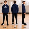 image:imageNew Balance Boys Hoodie  Cozy Soft Fleece Pullover Sweatshirts with Pocket  Athletic Performance Hoodies for Boys 820Navy