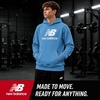 image:imageNew Balance Boys Hoodie  Cozy Soft Fleece Pullover Sweatshirts with Pocket  Athletic Performance Hoodies for Boys 820Still Water
