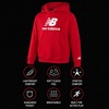image:imageNew Balance Boys Hoodie  Cozy Soft Fleece Pullover Sweatshirts with Pocket  Athletic Performance Hoodies for Boys 820Team Red