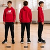 image:imageNew Balance Boys Hoodie  Cozy Soft Fleece Pullover Sweatshirts with Pocket  Athletic Performance Hoodies for Boys 820Team Red