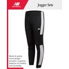 image:imageNew Balance Boys Sweatpants  4 Pack Active Tricot Boys Joggers Athletic Pants Kids Activewear Pants with Pockets 420LeadBlack