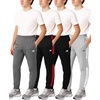 image:imageNew Balance Boys Sweatpants  4 Pack Active Tricot Boys Joggers Athletic Pants Kids Activewear Pants with Pockets 420Raincloud