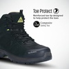 image:imageNew Balance Calibre Composite Toe Work Boots for Men  EH PR NonSlip Leather Safety Shoes for Industrial amp ConstructionBlack
