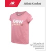 image:imageNew Balance Girls Athletic Skort Set  2 Piece Active Short Sleeve Girls Shirts amp Tennis Scooter Skirt Clothing SetHazy Rose