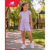 image:imageNew Balance Girls Athletic Skort Set  2 Piece Active Short Sleeve Girls Shirts amp Tennis Scooter Skirt Clothing SetLilac Sneaker