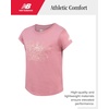 image:imageNew Balance Girls Athletic Skort Set  2 Piece Active Short Sleeve Girls Shirts amp Tennis Scooter Skirt Clothing SetRose Sneaker