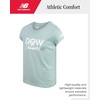 image:imageNew Balance Girls Athletic Skort Set  2 Piece Active Short Sleeve Girls Shirts amp Tennis Scooter Skirt Clothing SetWinter Fog