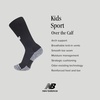 image:imageNew Balance Kids Athletic Arch Support OTC Socks 1 Pair Breathable MeshBlack