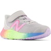 image:imageNew Balance Kids Fresh Foam Arishi V4 Running ShoesLight AluminumCyber LilacNeon Pink