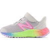 image:imageNew Balance Kids Fresh Foam Arishi V4 Running ShoesLight AluminumCyber LilacNeon Pink