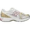 image:imageNew Balance Mens 1906 SneakersSilver MetallicDragon BerryWhite