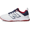 image:imageNew Balance Mens Fresh Foam Contend V2 Golf ShoesWhiteNavy