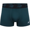 image:imageNew Balance Mens No Fly Trunks Underwear Jacquard Waistband Breathable Lightweight Moisture Wicking 3 PackDeep JadeThunder