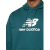 image:imageNew Balance Mens Sport Essentials Fleece Logo HoodieMedusa Green