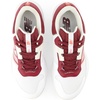 image:imageNew Balance Womens 696 V6 Tennis ShoeWhiteMonarch Burgundy