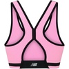 image:imageNew Balance Womens Seamless Racerback Sports Bra with Allover Texture and Engineered Breathability Peony Glow Large