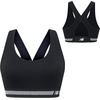 image:imageNew Balance Womens Seamless Racerback Sports Bra with Allover Texture and Engineered Breathability Peony Glow Large