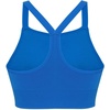 image:imageNew Balance Womens Seamless Wirefree Strappy Longline HighNeck Sports Bra with Removable Pads Electric Blue X Large