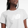 image:imageNew Balance Womens Sport Jersey Logo TShirtAthletic Grey