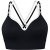 image:imageNew Balance Womens Sports Bra with Molded Cups High Impact Athletic Workout Set Crisscross Strap Seamless Bra for WomenBlack