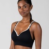 image:imageNew Balance Womens Sports Bra with Molded Cups High Impact Athletic Workout Set Crisscross Strap Seamless Bra for WomenBlack
