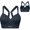 image:imageNew Balance Womens Sports Bra with Molded Cups High Impact Athletic Workout Set Crisscross Strap Seamless Bra for WomenNavy