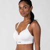 image:imageNew Balance Womens Sports Bra with Molded Cups High Impact Athletic Workout Set Crisscross Strap Seamless Bra for WomenWhite