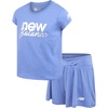 image:imageNew Balance Girls Athletic Skort Set  2 Piece Active Short Sleeve Girls Shirts amp Tennis Scooter Skirt Clothing SetGalaxy Purple