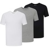 image:imageNew Balance Mens Cotton Performance Crew Neck TeeBlackWhiteHeather Grey