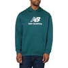 image:imageNew Balance Mens Sport Essentials Fleece Logo HoodieMedusa Green