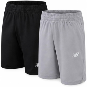 image:imageNew Balance Boys Athletic Shorts  2 Pack Active Performance Woven Youth Boys Shorts for Running and Outdoor ActivitiesBlack Raincloud