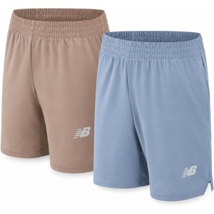 image:imageNew Balance Boys Athletic Shorts  2 Pack Active Performance Woven Youth Boys Shorts for Running and Outdoor ActivitiesGrey Stone