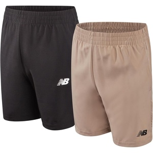image:imageNew Balance Boys Athletic Shorts  2 Pack Active Performance Woven Youth Boys Shorts for Running and Outdoor ActivitiesStone Black