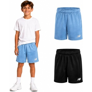 image:imageNew Balance Boys Athletic Shorts  2 Pack MoistureWicking Performance Mesh Active Boys Basketball Gym Shorts 820Blue LagunaGrey