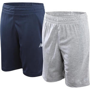 image:imageNew Balance Boys Athletic Shorts  2 Pack MoistureWicking Performance Mesh Active Boys Basketball Gym Shorts 820GreyDeep Blue