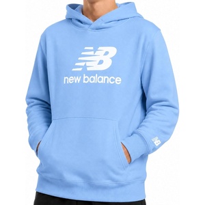 image:imageNew Balance Boys Hoodie  Cozy Soft Fleece Pullover Sweatshirts with Pocket  Athletic Performance Hoodies for Boys 820Electric Blue