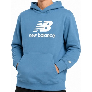 image:imageNew Balance Boys Hoodie  Cozy Soft Fleece Pullover Sweatshirts with Pocket  Athletic Performance Hoodies for Boys 820Still Water