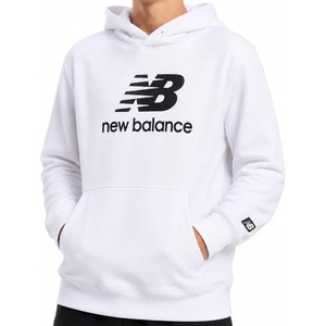 image:imageNew Balance Boys Hoodie  Cozy Soft Fleece Pullover Sweatshirts with Pocket  Athletic Performance Hoodies for Boys 820White