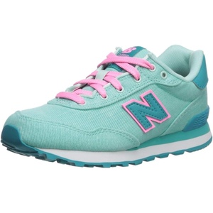 image:imageNew Balance Kids 515 V1 Hook and Loop SneakerLight TidepoolNeon Aqua Blue