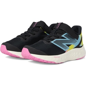 image:imageNew Balance Kids Fresh Foam Arishi V4 Running Shoe Little KidBlackReal PinkChrome Blue