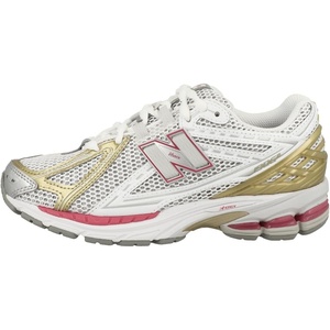 image:imageNew Balance Mens 1906 SneakersSilver MetallicDragon BerryWhite