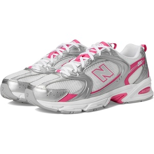 image:imageNew Balance Mens 530 Walking ShoesSilver MetallicDragon Berry