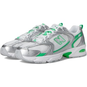 image:imageNew Balance Mens 530 Walking ShoesSilver MetallicGreen Apple
