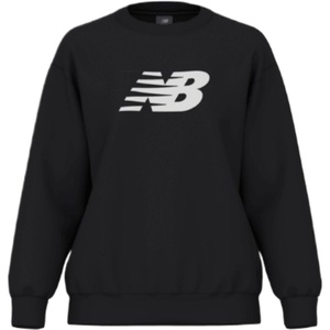 image:imageNew Balance Sport Fleece Logo Crew Pullover Black S Womens