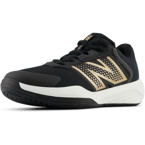 image:imageNew Balance Womens 696 V6 Tennis ShoeBlackWhite