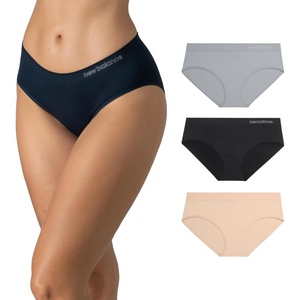 image:imageNew Balance Womens Performance Hipster 3 PackNudeBlackGray