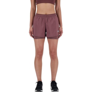 image:imageNew Balance Womens Sport Essentials 2in1 Short 3Licorice