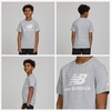 image:imageNew Balance Boys T Shirts 3 Pack  Graphic Tees for Boys Cotton Blend Crewneck Short Sleeve Kids Tshirts Size 820Athletic Grey HeatherNb NavyIce Blue